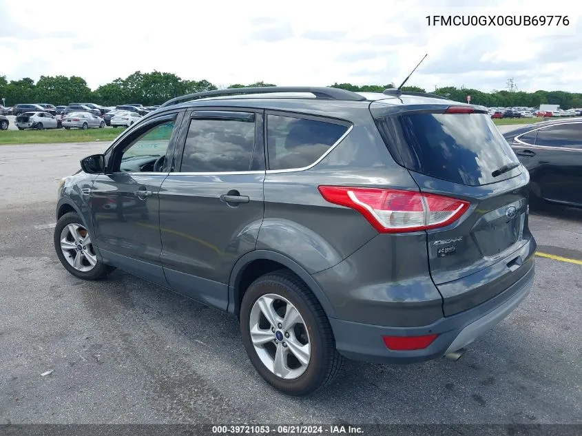 2016 Ford Escape Se VIN: 1FMCU0GX0GUB69776 Lot: 39721053