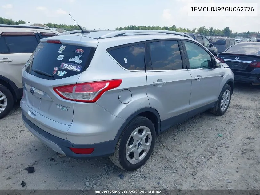 1FMCU0J92GUC62776 2016 Ford Escape Titanium