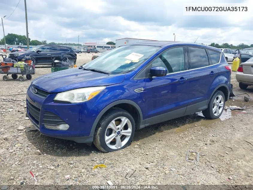 1FMCU0G72GUA35173 2016 Ford Escape Se