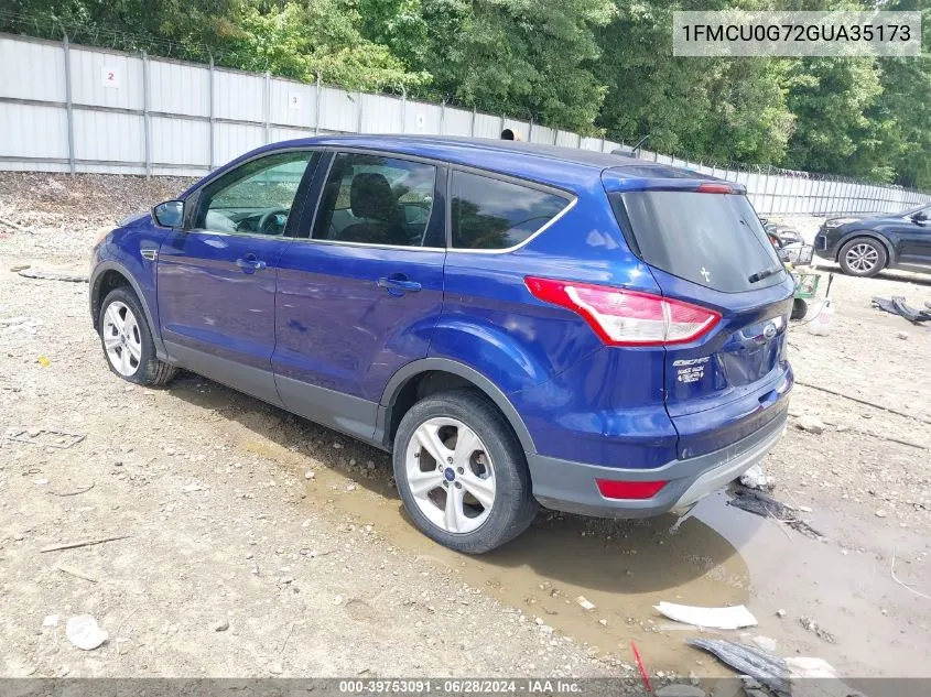 1FMCU0G72GUA35173 2016 Ford Escape Se