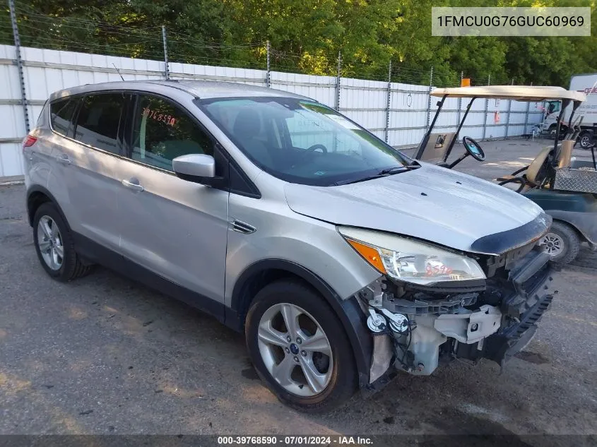 2016 Ford Escape Se VIN: 1FMCU0G76GUC60969 Lot: 39768590