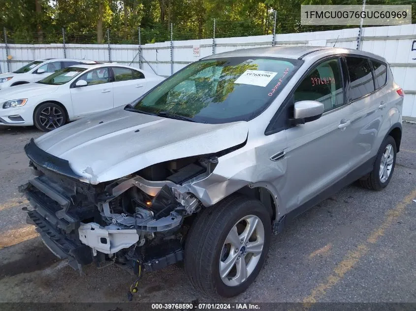 2016 Ford Escape Se VIN: 1FMCU0G76GUC60969 Lot: 39768590