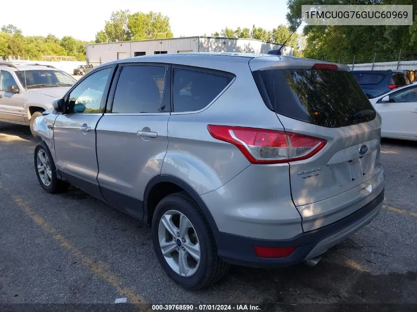 2016 Ford Escape Se VIN: 1FMCU0G76GUC60969 Lot: 39768590