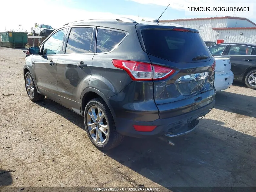 2016 Ford Escape Titanium VIN: 1FMCU9JX3GUB56601 Lot: 39778250