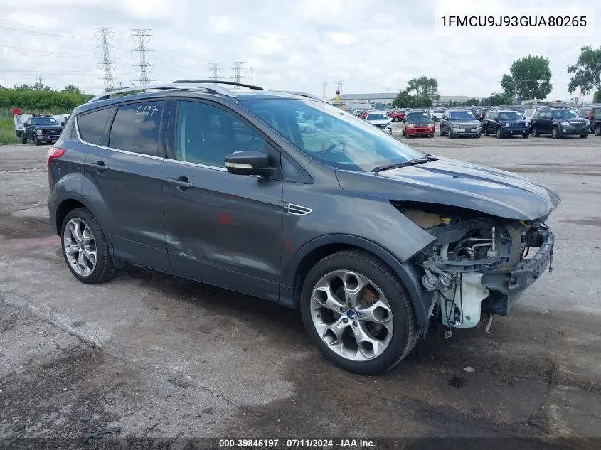 2016 Ford Escape Titanium VIN: 1FMCU9J93GUA80265 Lot: 39845197