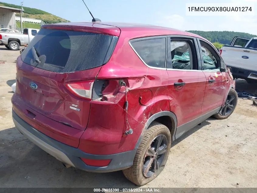 1FMCU9GX8GUA01274 2016 Ford Escape Se