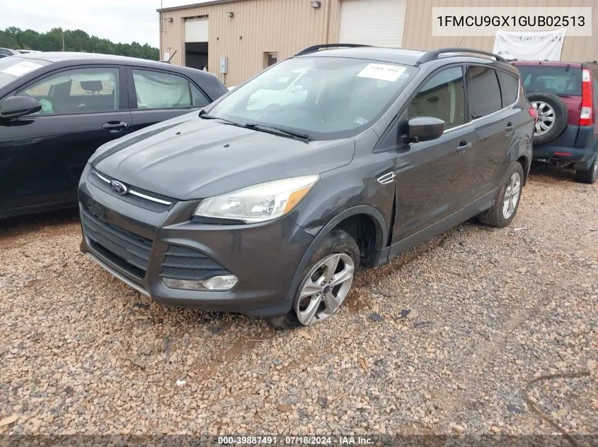 2016 Ford Escape Se VIN: 1FMCU9GX1GUB02513 Lot: 39887491