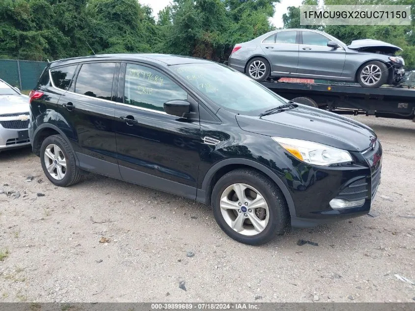 2016 Ford Escape Se VIN: 1FMCU9GX2GUC71150 Lot: 39899689