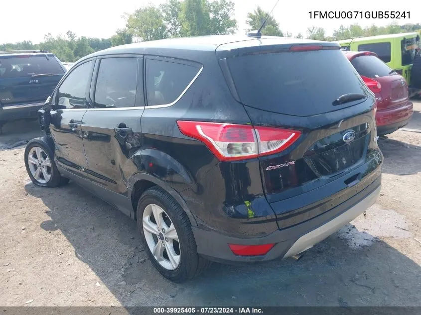 1FMCU0G71GUB55241 2016 Ford Escape Se