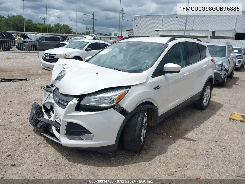 2016 Ford Escape Se VIN: 1FMCU0G98GUB96886 Lot: 39934738