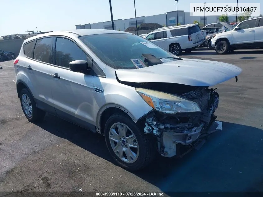 2016 Ford Escape S VIN: 1FMCU0F73GUB16457 Lot: 39939110