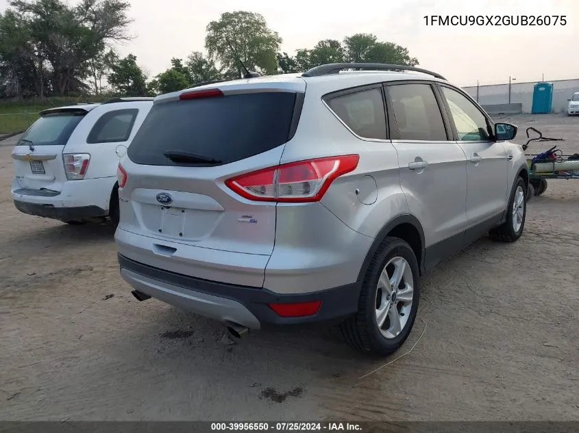 1FMCU9GX2GUB26075 2016 Ford Escape Se