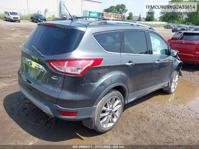 2016 Ford Escape Se VIN: 1FMCU9G9XGUA33614 Lot: 39995371