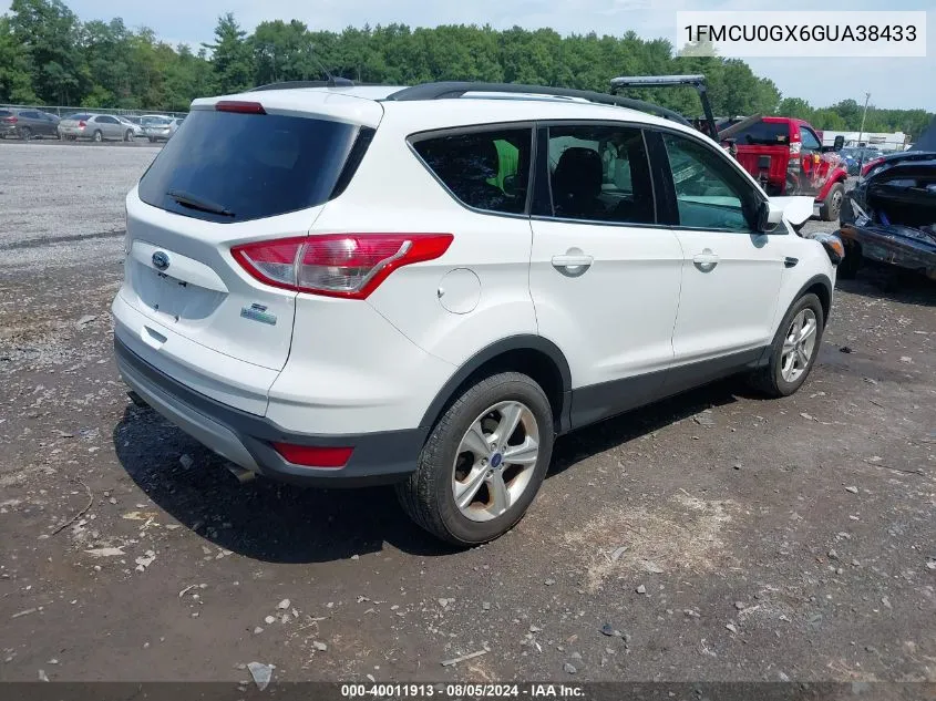 1FMCU0GX6GUA38433 2016 Ford Escape Se