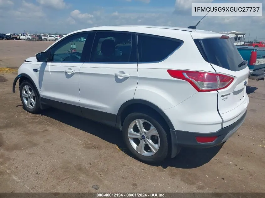 1FMCU9G9XGUC27737 2016 Ford Escape Se