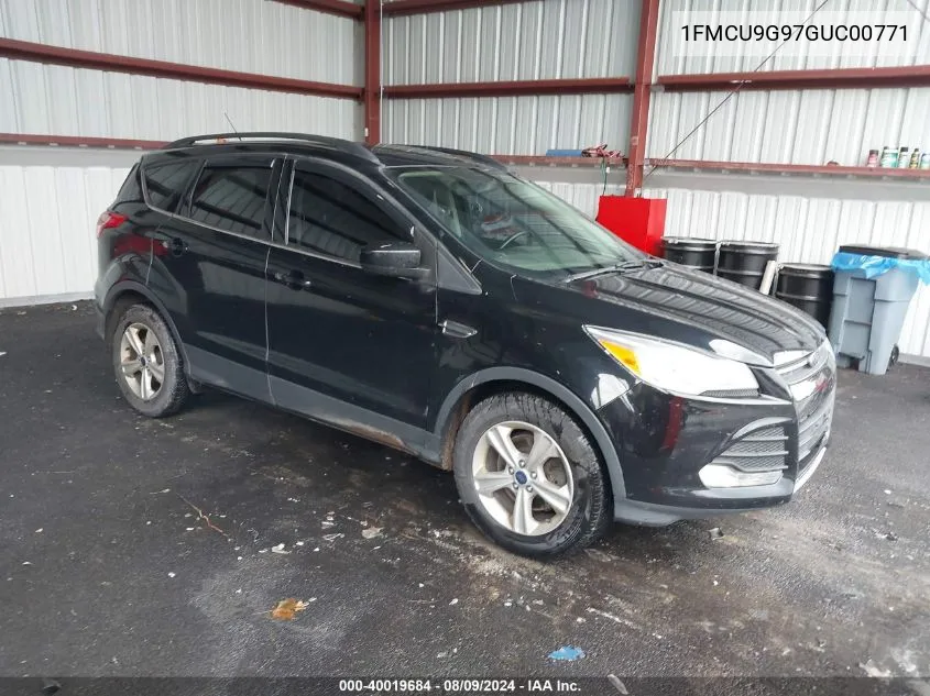 2016 Ford Escape Se VIN: 1FMCU9G97GUC00771 Lot: 40019684