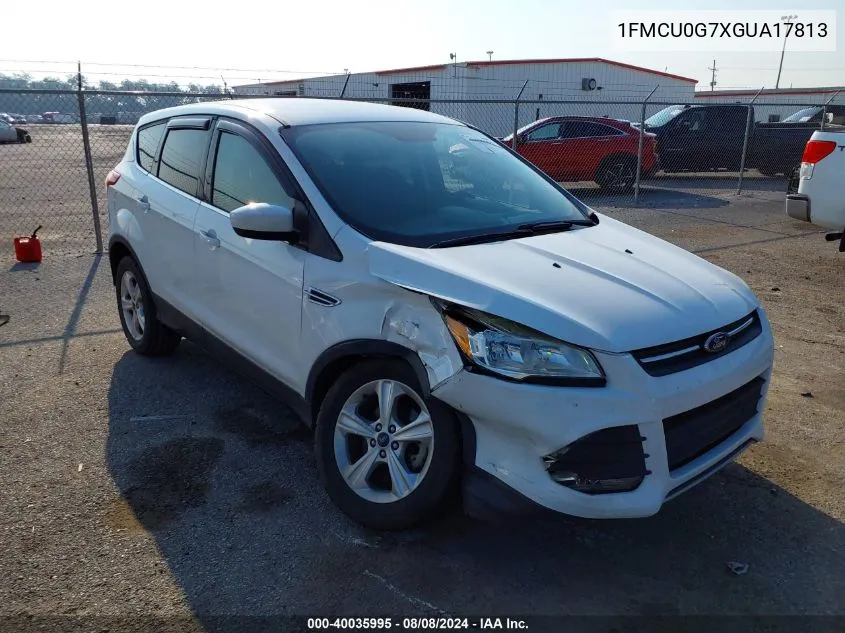 2016 Ford Escape Se VIN: 1FMCU0G7XGUA17813 Lot: 40035995