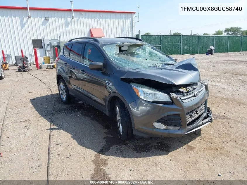 1FMCU0GX8GUC58740 2016 Ford Escape Se