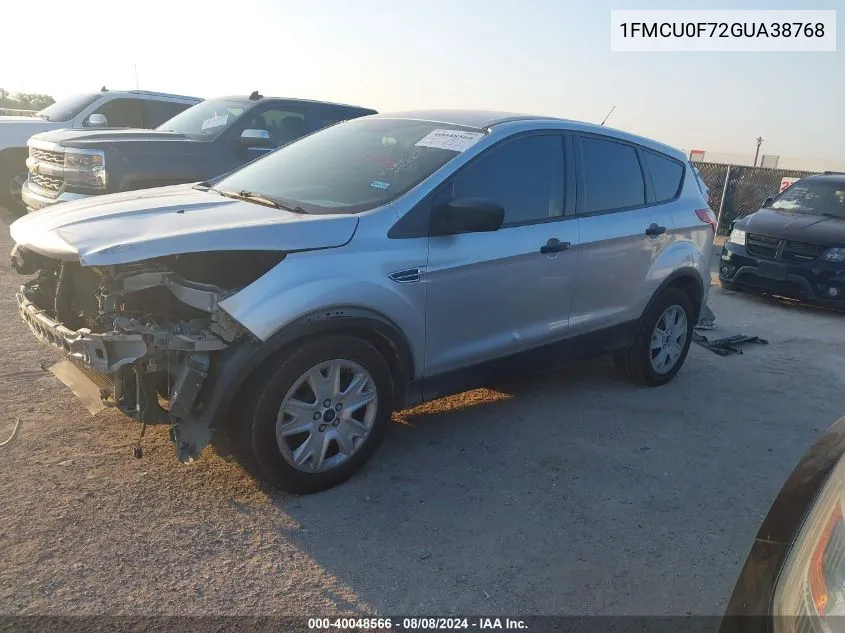 1FMCU0F72GUA38768 2016 Ford Escape S