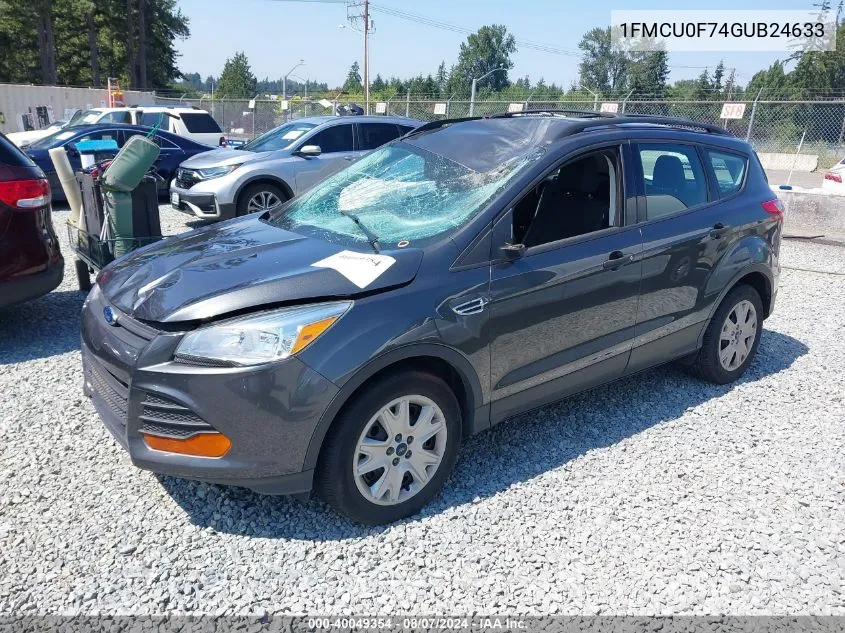 2016 Ford Escape S VIN: 1FMCU0F74GUB24633 Lot: 40049354