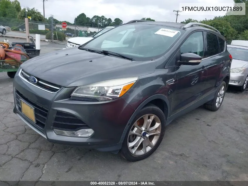 2016 Ford Escape Titanium VIN: 1FMCU9JX1GUC71889 Lot: 40052328