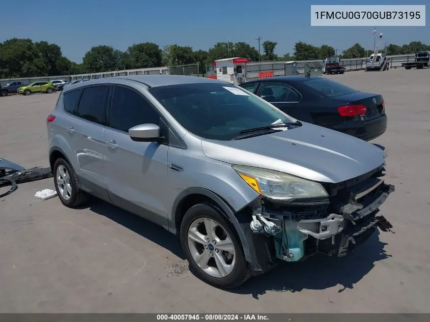 2016 Ford Escape Se VIN: 1FMCU0G70GUB73195 Lot: 40057945