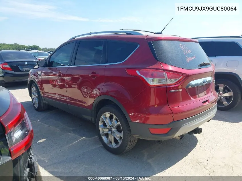 2016 Ford Escape Titanium VIN: 1FMCU9JX9GUC80064 Lot: 40068987