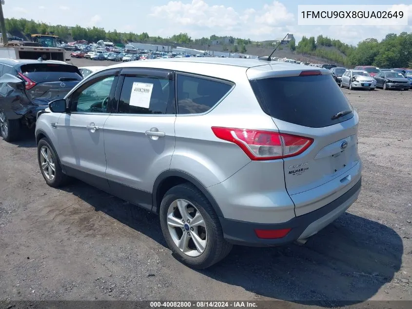 1FMCU9GX8GUA02649 2016 Ford Escape Se