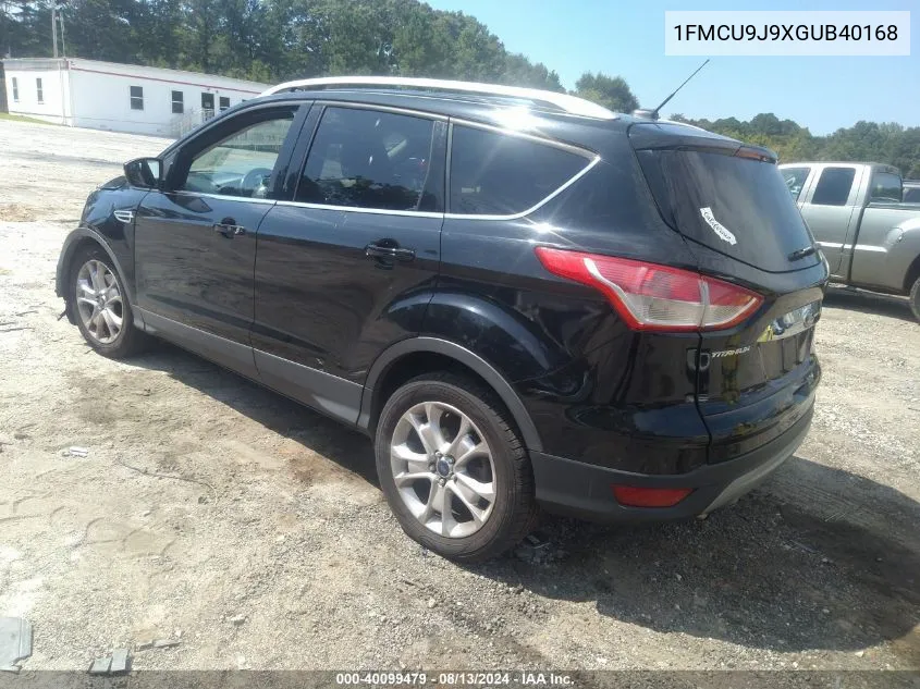 2016 Ford Escape Titanium VIN: 1FMCU9J9XGUB40168 Lot: 40099479