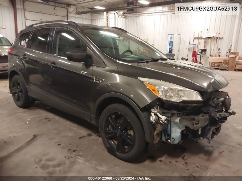 2016 Ford Escape Se VIN: 1FMCU9GX2GUA62913 Lot: 40122068