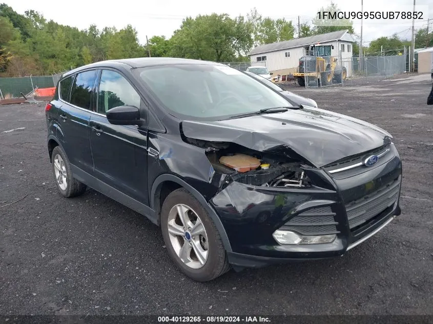 2016 Ford Escape Se VIN: 1FMCU9G95GUB78852 Lot: 40129265