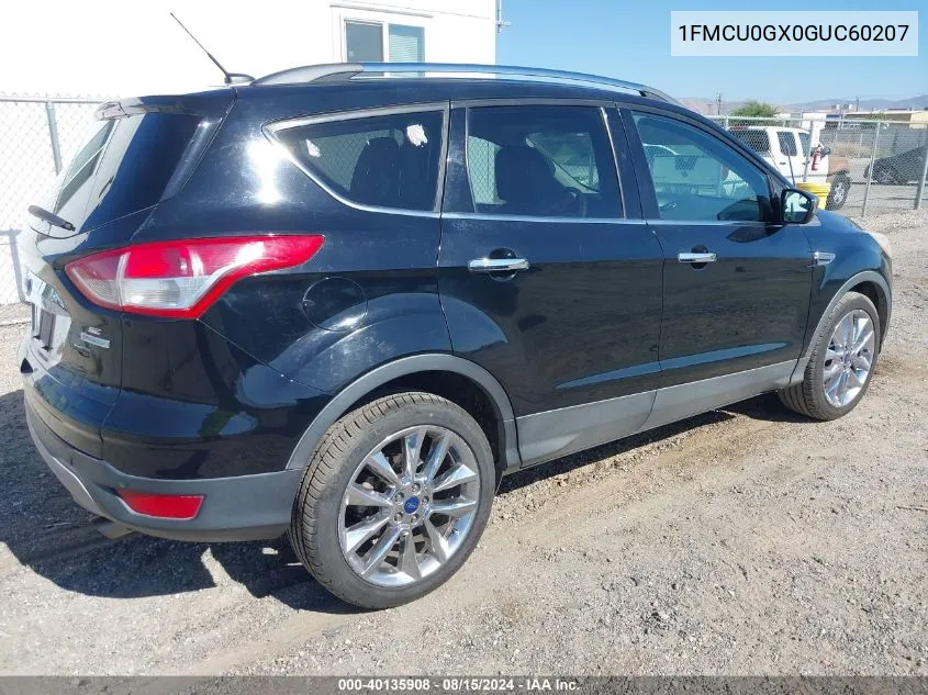 1FMCU0GX0GUC60207 2016 Ford Escape Se