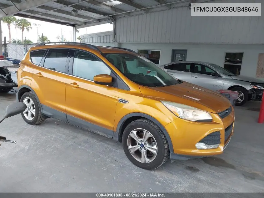 1FMCU0GX3GUB48646 2016 Ford Escape Se