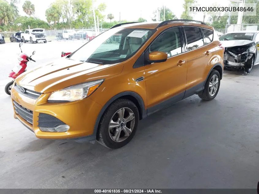 1FMCU0GX3GUB48646 2016 Ford Escape Se