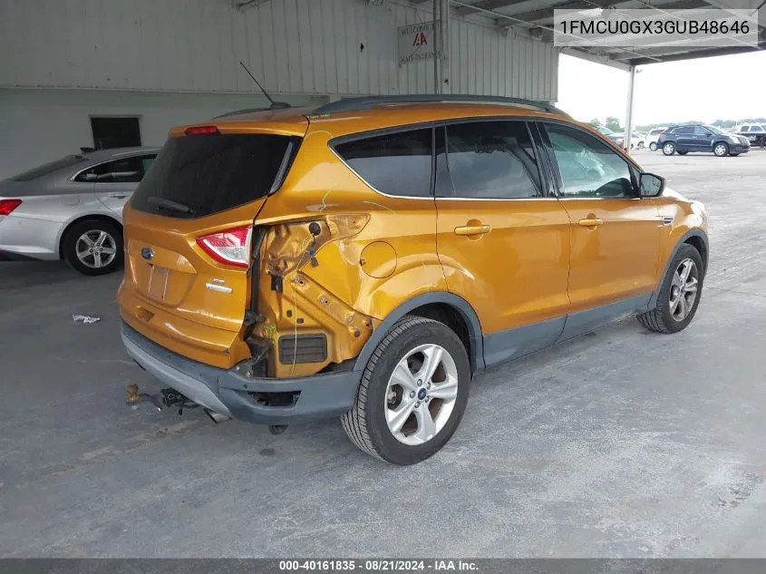 1FMCU0GX3GUB48646 2016 Ford Escape Se