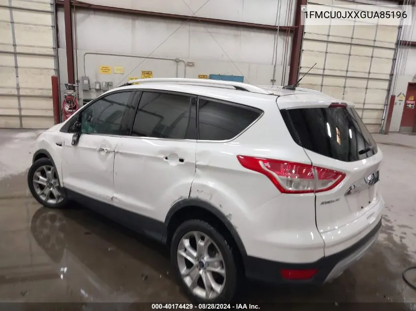 2016 Ford Escape Titanium VIN: 1FMCU0JXXGUA85196 Lot: 40174429