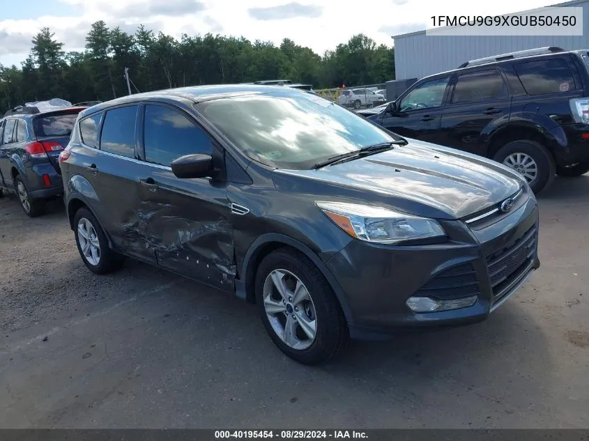 2016 Ford Escape Se VIN: 1FMCU9G9XGUB50450 Lot: 40195454