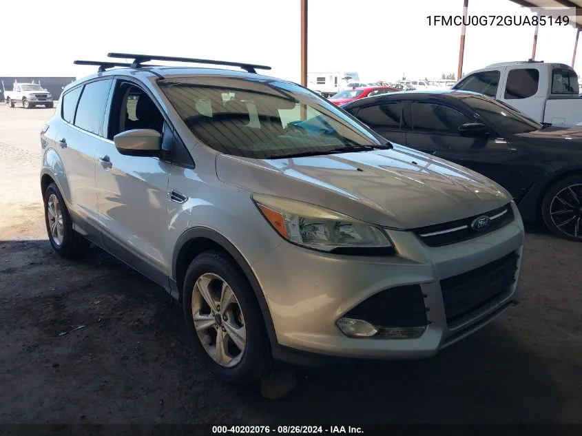 2016 Ford Escape Se VIN: 1FMCU0G72GUA85149 Lot: 40202076