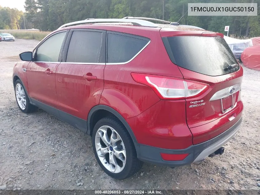 2016 Ford Escape Titanium VIN: 1FMCU0JX1GUC50150 Lot: 40206853