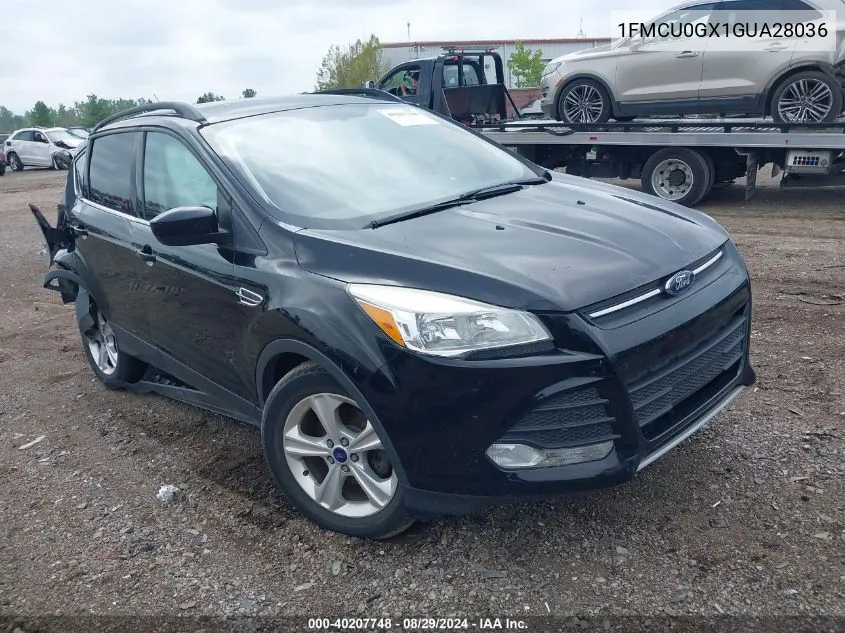 2016 Ford Escape Se VIN: 1FMCU0GX1GUA28036 Lot: 40207748