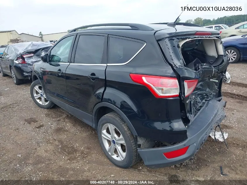 1FMCU0GX1GUA28036 2016 Ford Escape Se