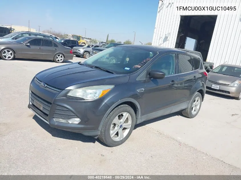 2016 Ford Escape Se VIN: 1FMCU0GX1GUC10495 Lot: 40219548