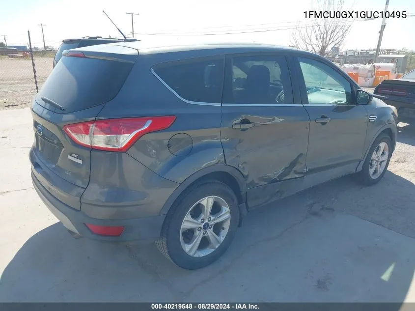 2016 Ford Escape Se VIN: 1FMCU0GX1GUC10495 Lot: 40219548