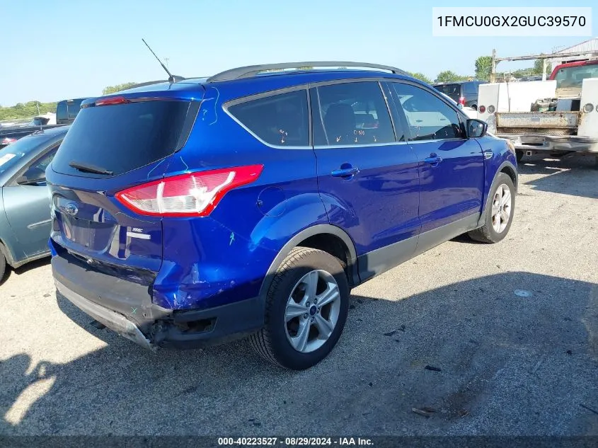 1FMCU0GX2GUC39570 2016 Ford Escape Se