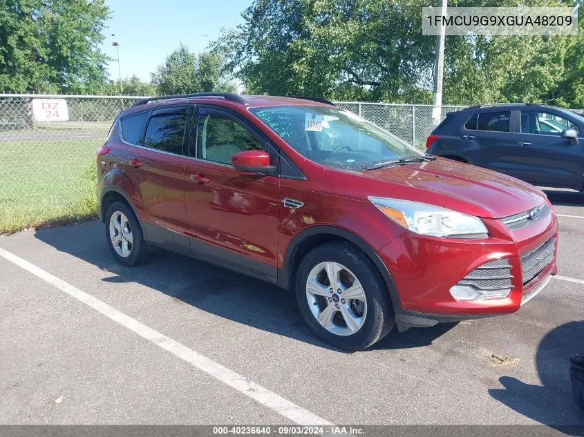 2016 Ford Escape Se VIN: 1FMCU9G9XGUA48209 Lot: 40236640