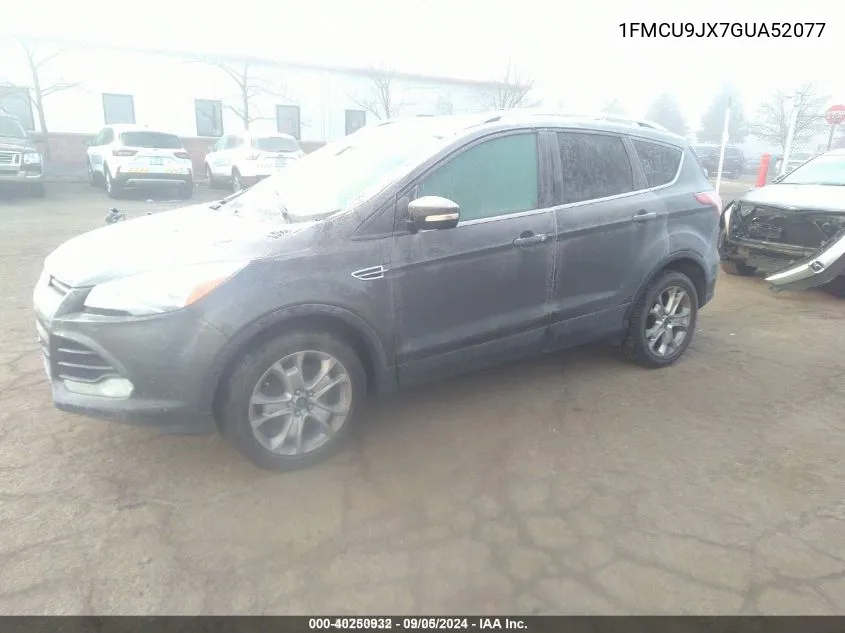 2016 Ford Escape Titanium VIN: 1FMCU9JX7GUA52077 Lot: 40250932