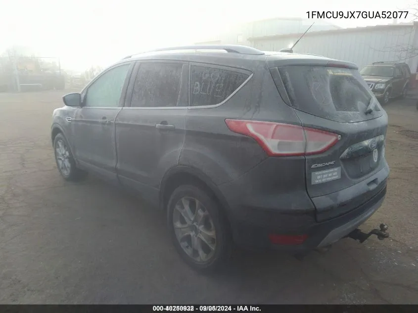 2016 Ford Escape Titanium VIN: 1FMCU9JX7GUA52077 Lot: 40250932