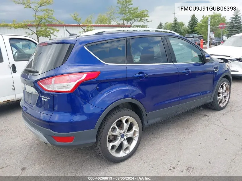 2016 Ford Escape Titanium VIN: 1FMCU9J91GUB06393 Lot: 40268619