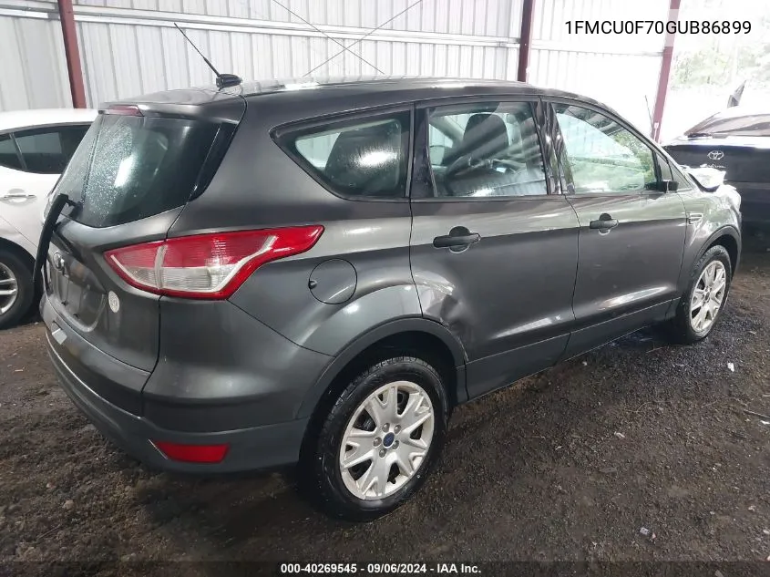 2016 Ford Escape S VIN: 1FMCU0F70GUB86899 Lot: 40269545