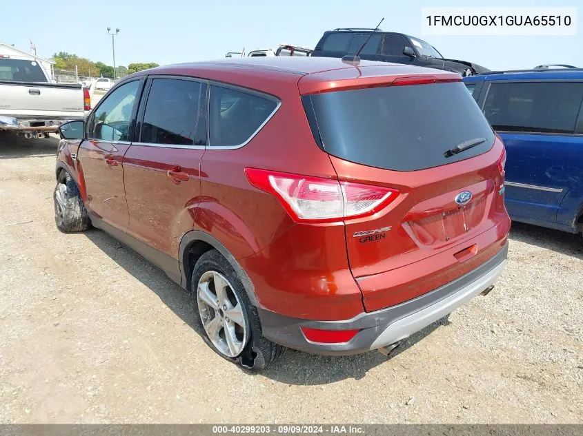 1FMCU0GX1GUA65510 2016 Ford Escape Se